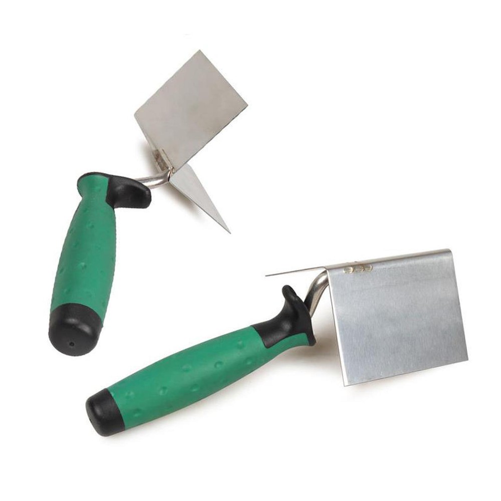 Stainless Steel Inside/Outside Drywall Corner Tool Mudding Finishing Trowel