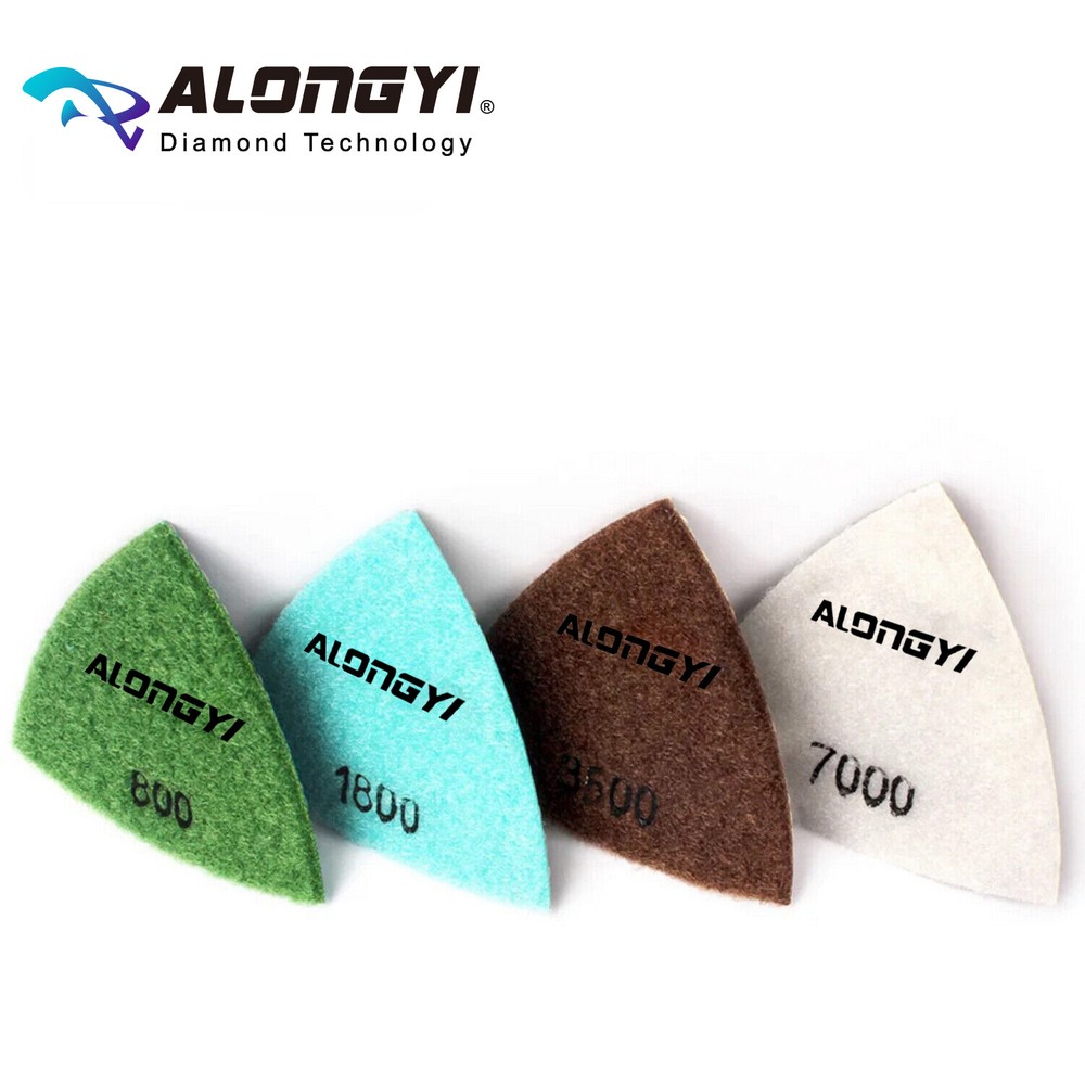 4pcs Trangular Sanding Pad For Fein Dremel Power Multi Tools Oscillating