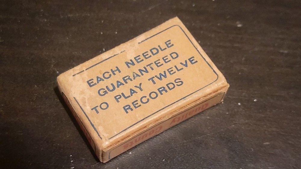 Harmograph Gramophone phonograph needle Box - Empty