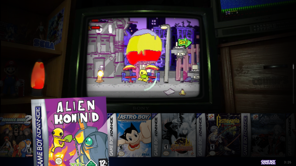 Retro-games system