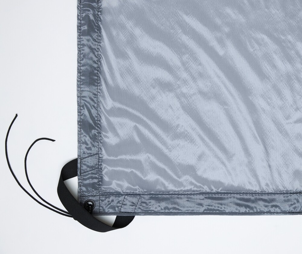 CANVAS GRIP 6' X 6' 7% Grey Grid Cloth - Overhead