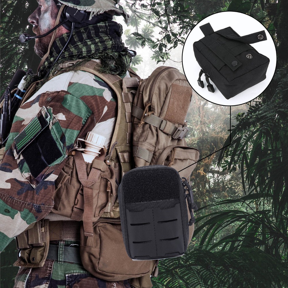 Tactical Small Admin Pouch Multi-Purpose Molle EDC EMT Utility Pouch Tool Pouch