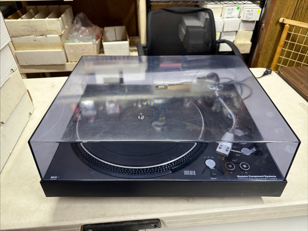 MCS 6700 (Technics) DIRECT DRIVE TURNTABLE Clean Working Unit