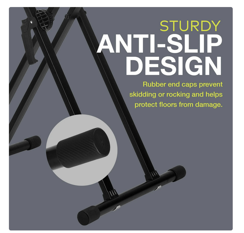 Knox Gear Adjustable Double X Keyboard Stand