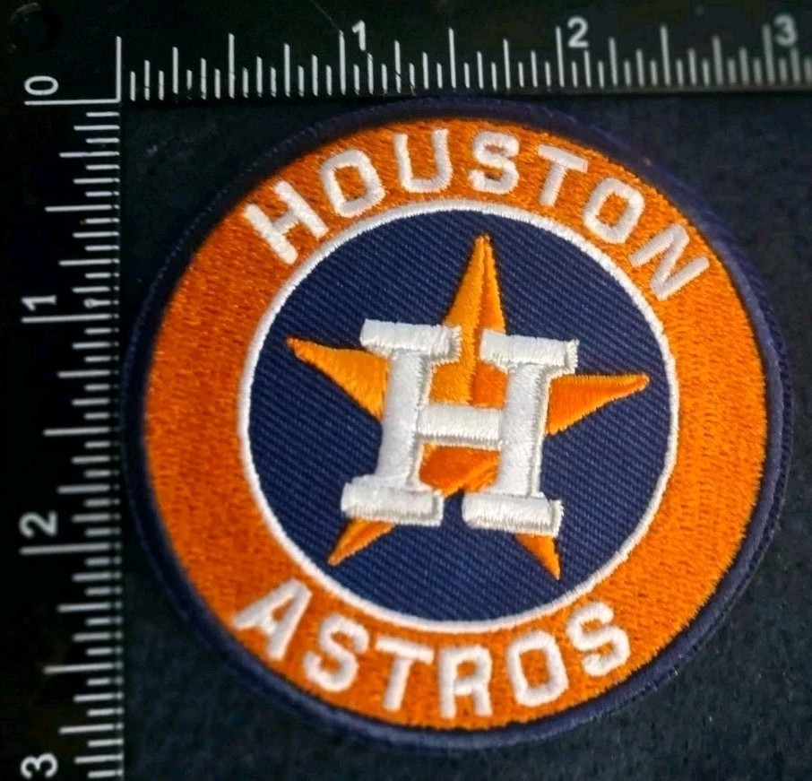 HOUSTON ASTROS BASEBALL IRON ON PATCH