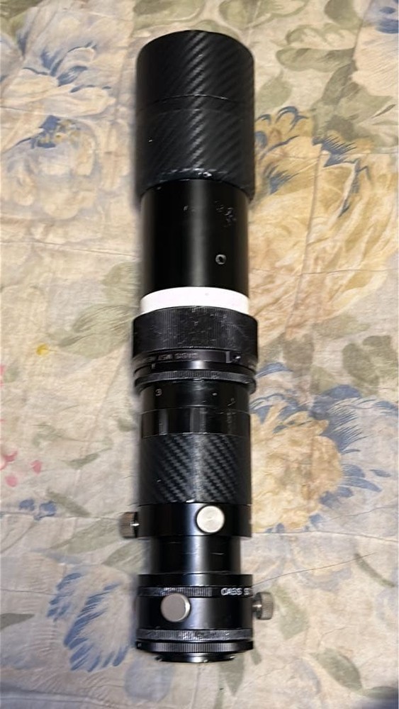 Borg Telescope Lens Black with Micro Four Thirds Adapter Used