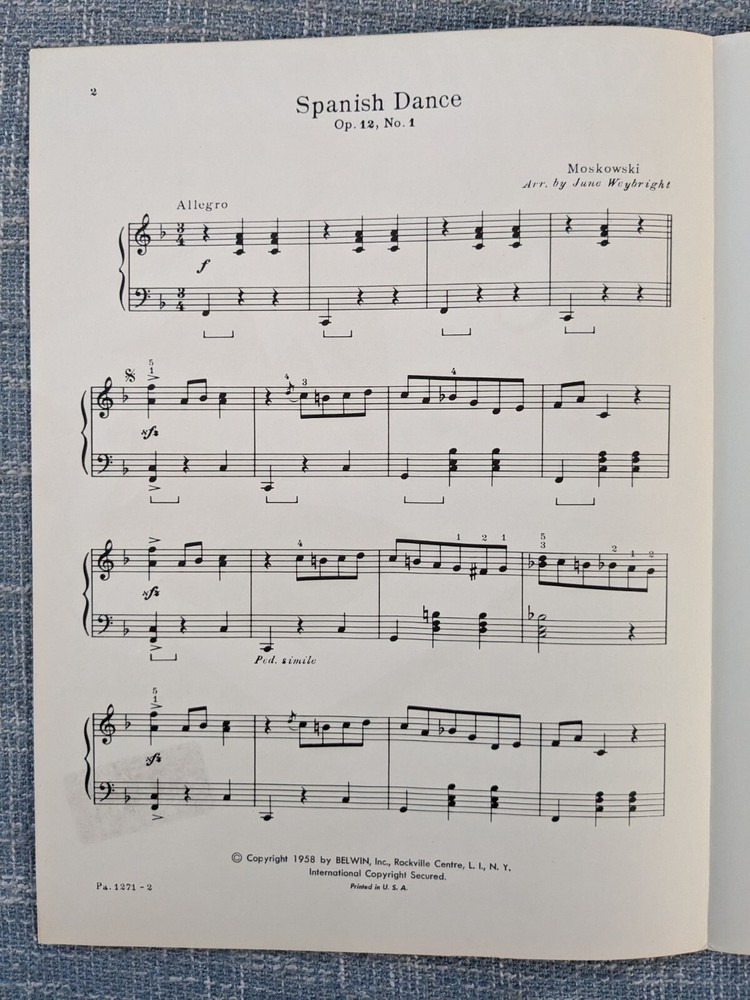 Spanish Dance June Weybright 1968