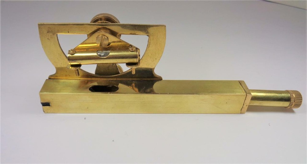 NAUTICAL SOLID BRASS NAVIGATION ABNEY LEVEL MARITIME PRECISION INSTRUMENT