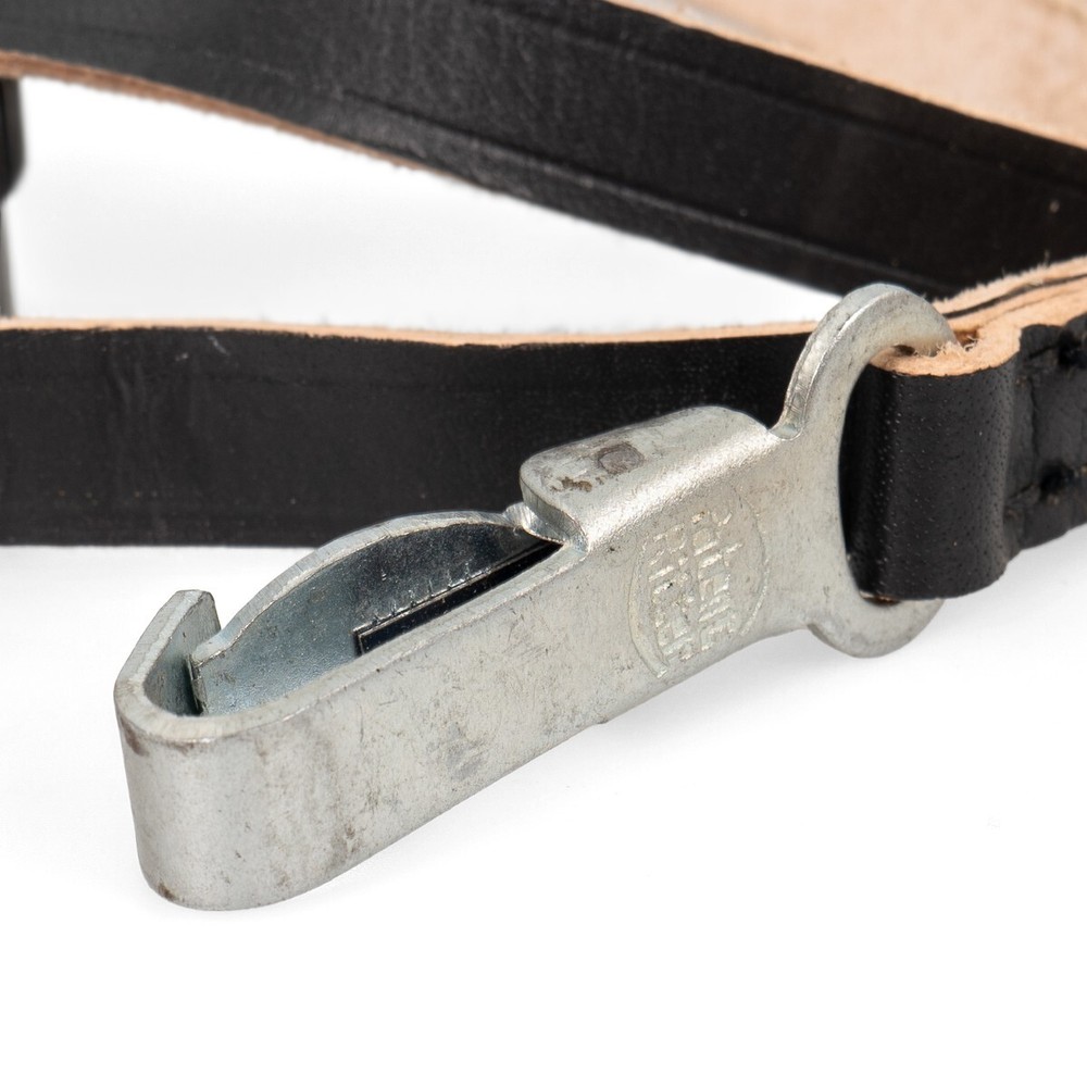 Authentic WW2 Reproduction German Army Water Bottle Leather Strap with Lid- New