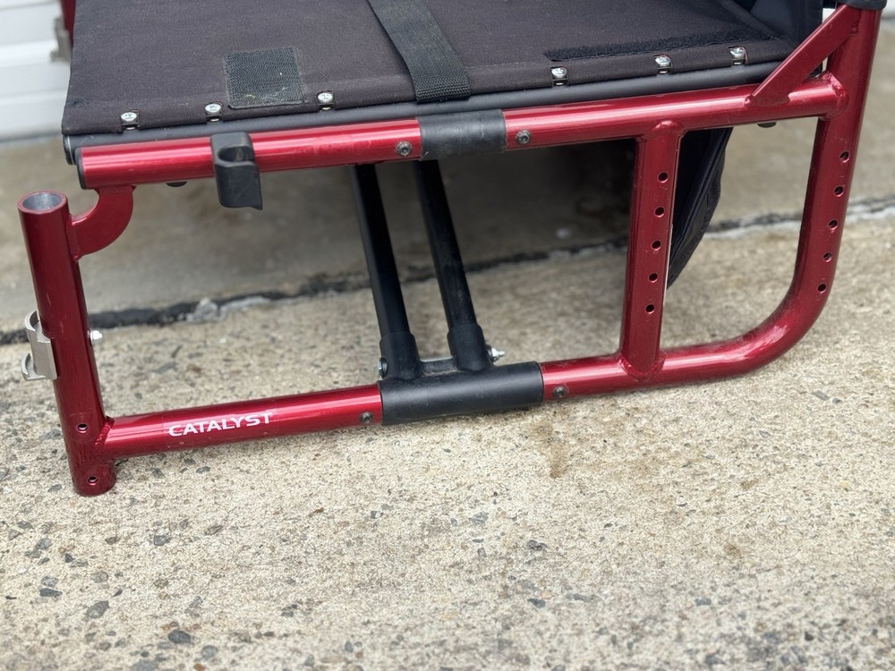KI mobility Catalyst folding wheelchair Frame 21” W x 19” D - READ DESCRIPTION