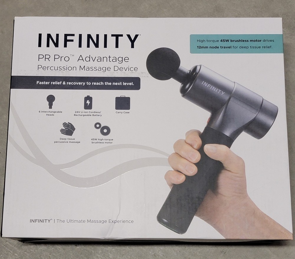 Infinity PR Pro Advantage Cordless Percussion Massage Device - Open Box