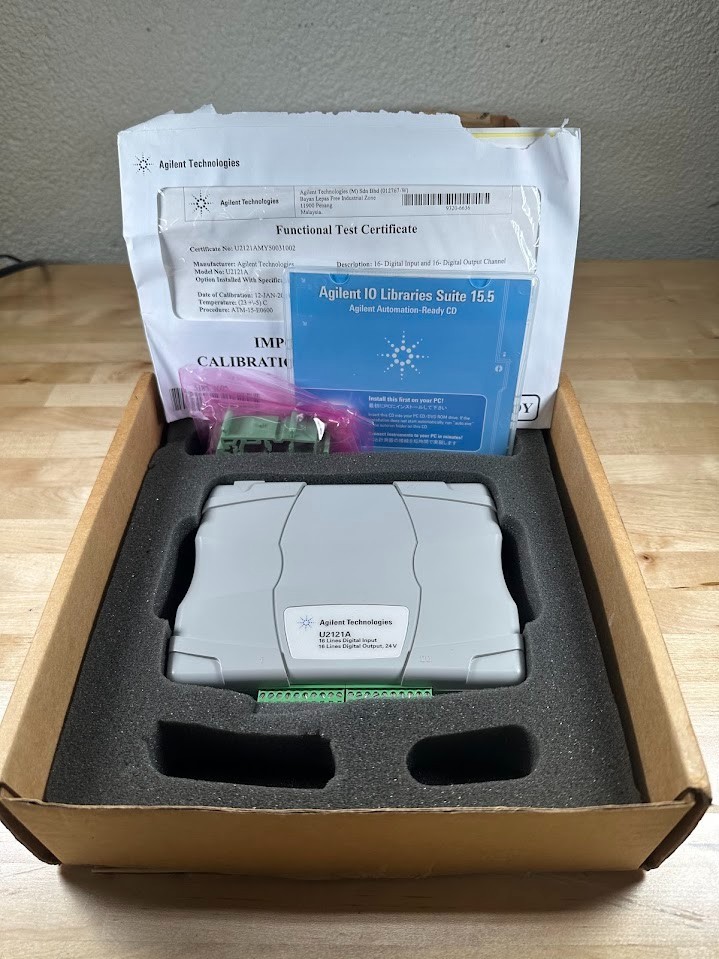 Agilent U2121A USB Digital I/O Module with Software, Test Certificate, Working,