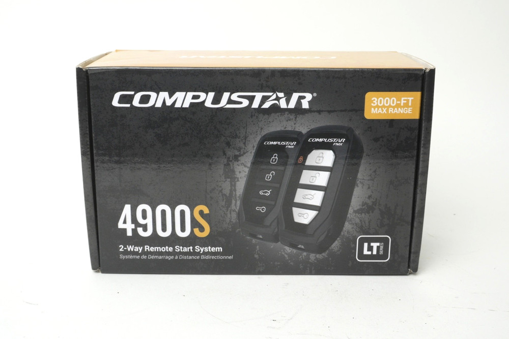 Compustar CS4900-S 4-Button 2-Way, 3000' Remote Start System CS4900S *BRAND NEW*