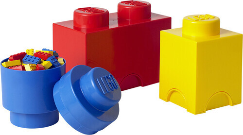 LEGO Stackable Storage Multipack, 3 Pieces [New Toy] Multicolored , 3 Pack, Br