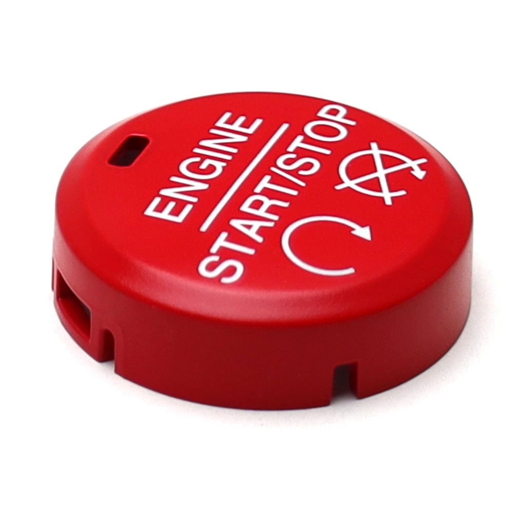 Red Performance GT350 Style Engine Push Start Button Cover For 2015-2023 Mustang