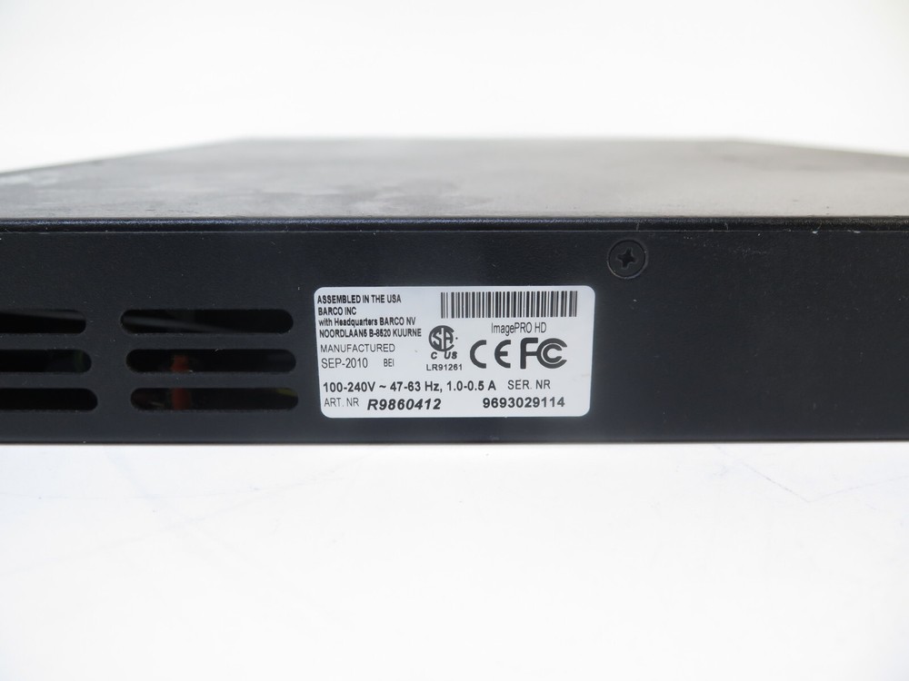 Folsom ImagePro-HD Multi-Format Video Scaler Signal Processor Rack Ears Ver 2.43