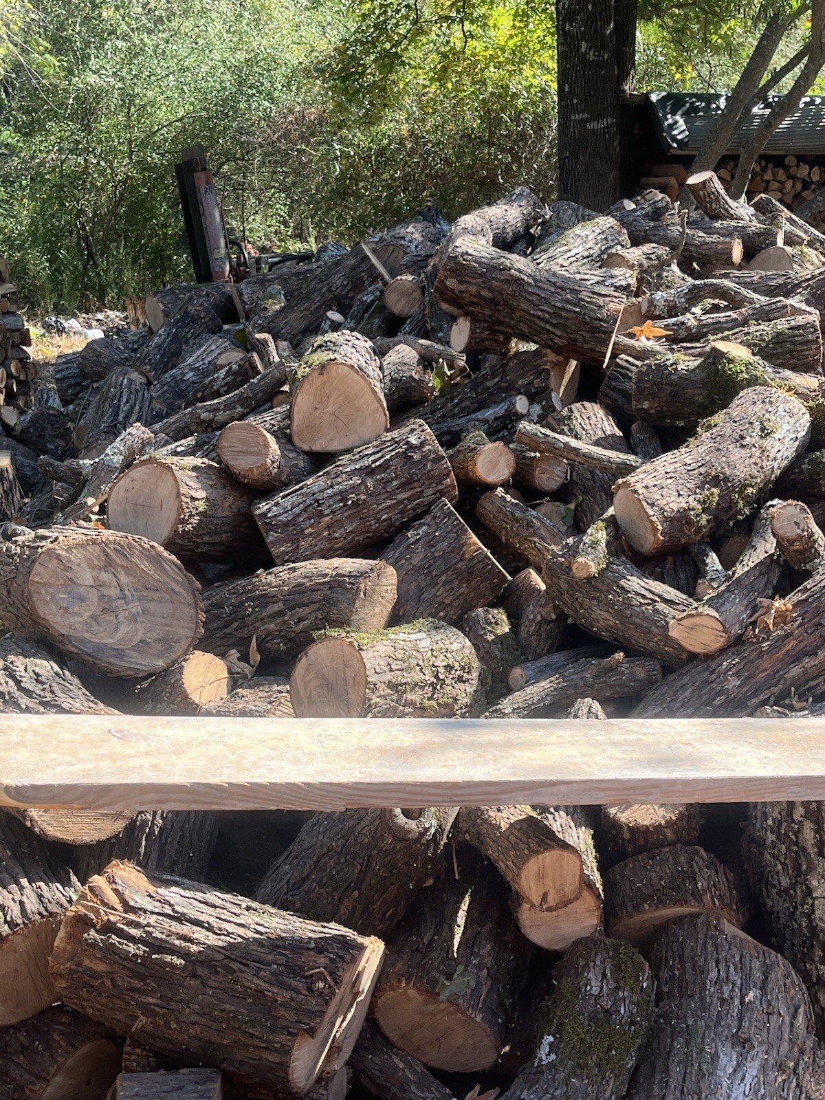 Red Oak, White Oak, And Hickory Firewood $150 Half Cord $300 Full Cord