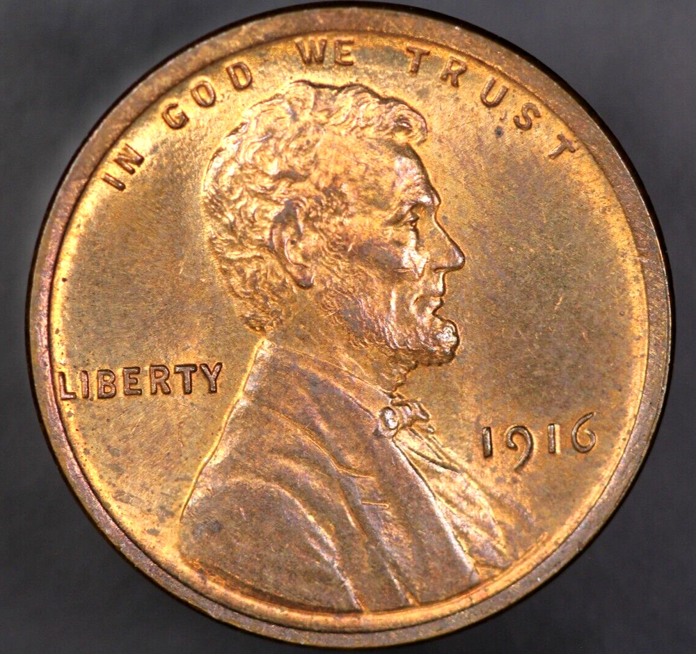 1916 LINCOLN CENT FRESH FROM ORIGINAL COLLECTION-LOT 8703