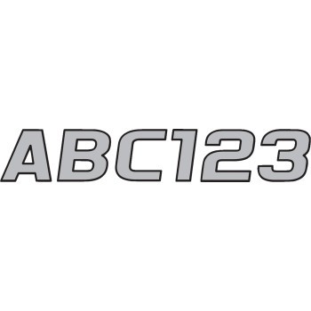 I.D. Sticker Kit - 700 Series - Silver