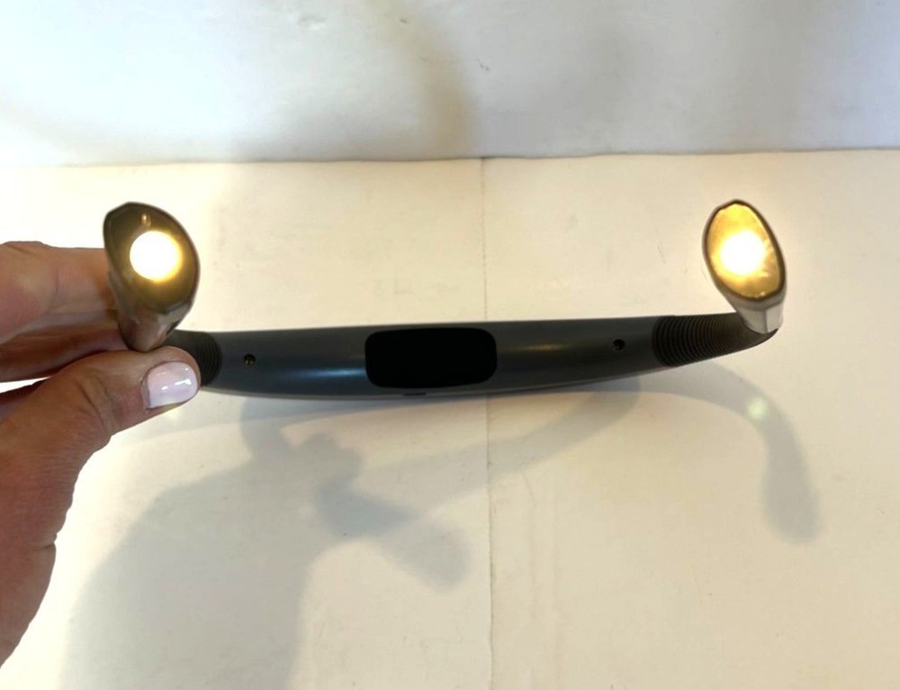 Glocusent Rechargeable LED Neck Reading Light Flexible Arm Adjustable Brightness