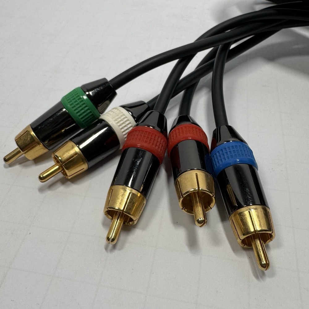 Original Microsoft Xbox HD AV Pack Component Cable OEM Optical Audio Tested