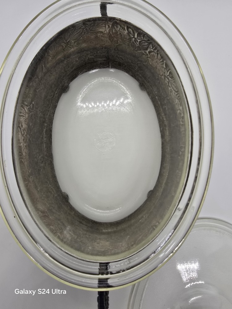 Holland Ware Pyrex Dish. Sheffield on Copper. Beautiful Original Condition.