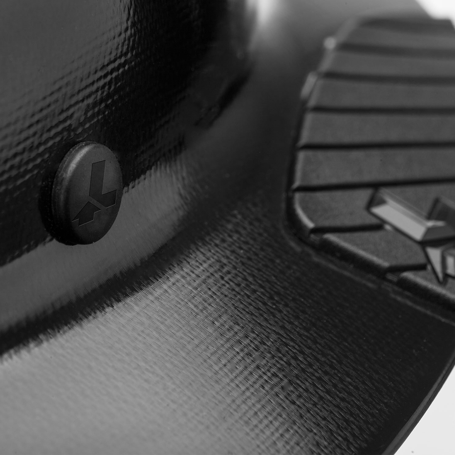 LIFT Safety HDF-15KG DAX Black, Full Brim Hard Hat w/ Ratchet Suspension- NEW