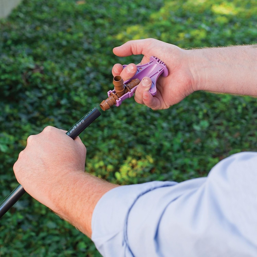Fast-install Drip Irrigation Barbed Fitting Tool - 1/2" Compatibility, Easy Use