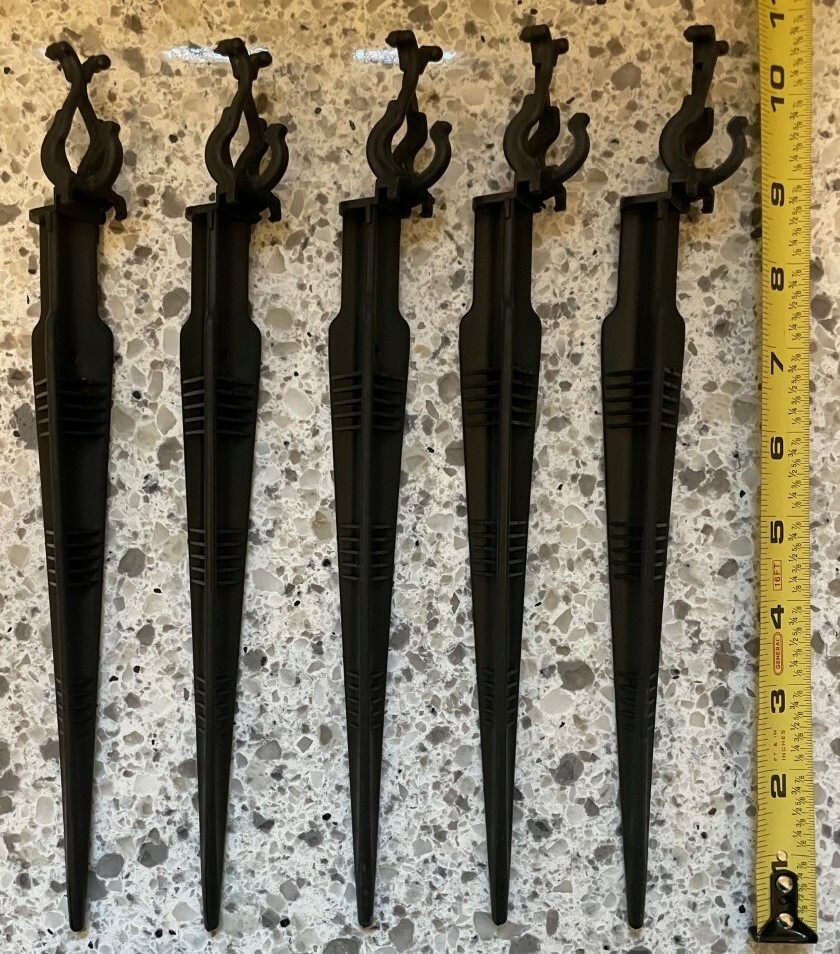 Gemmy Commercial Pro 10-inch Heavy-Duty Pathway Light Stakes 25 / 50 / 100