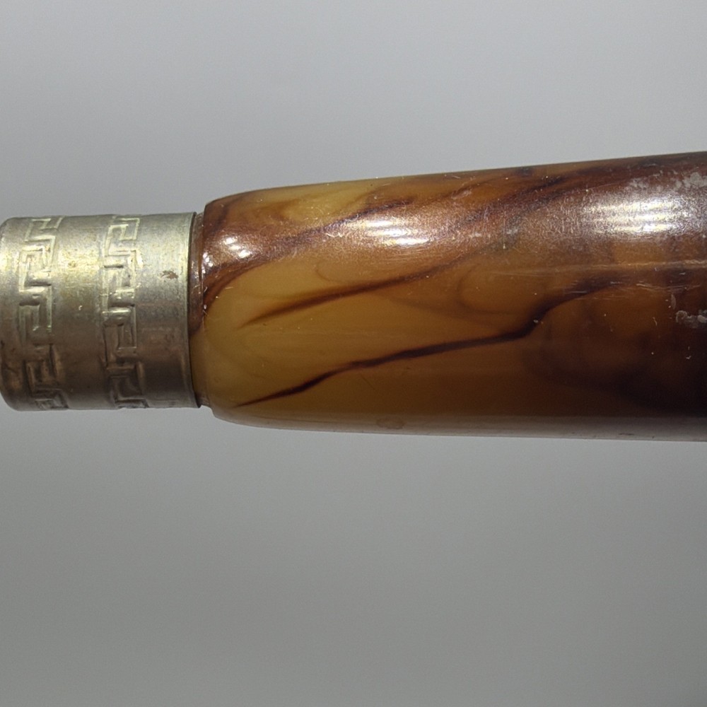 Vintage Bakelite Handle Knife Sharpener 11” Length Kitchen Rod Sharp Point