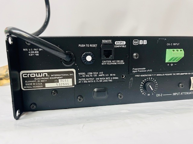 Crown Com-Tech 410 Power Amplifier