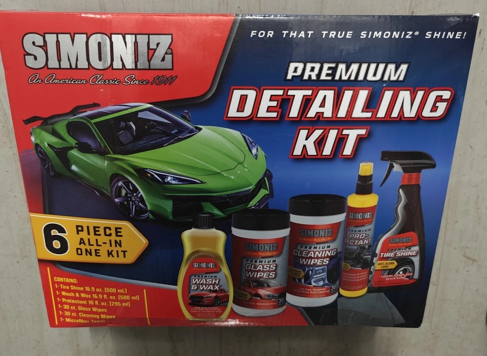 Simoniz Premium Detailing Kit 6 Piece