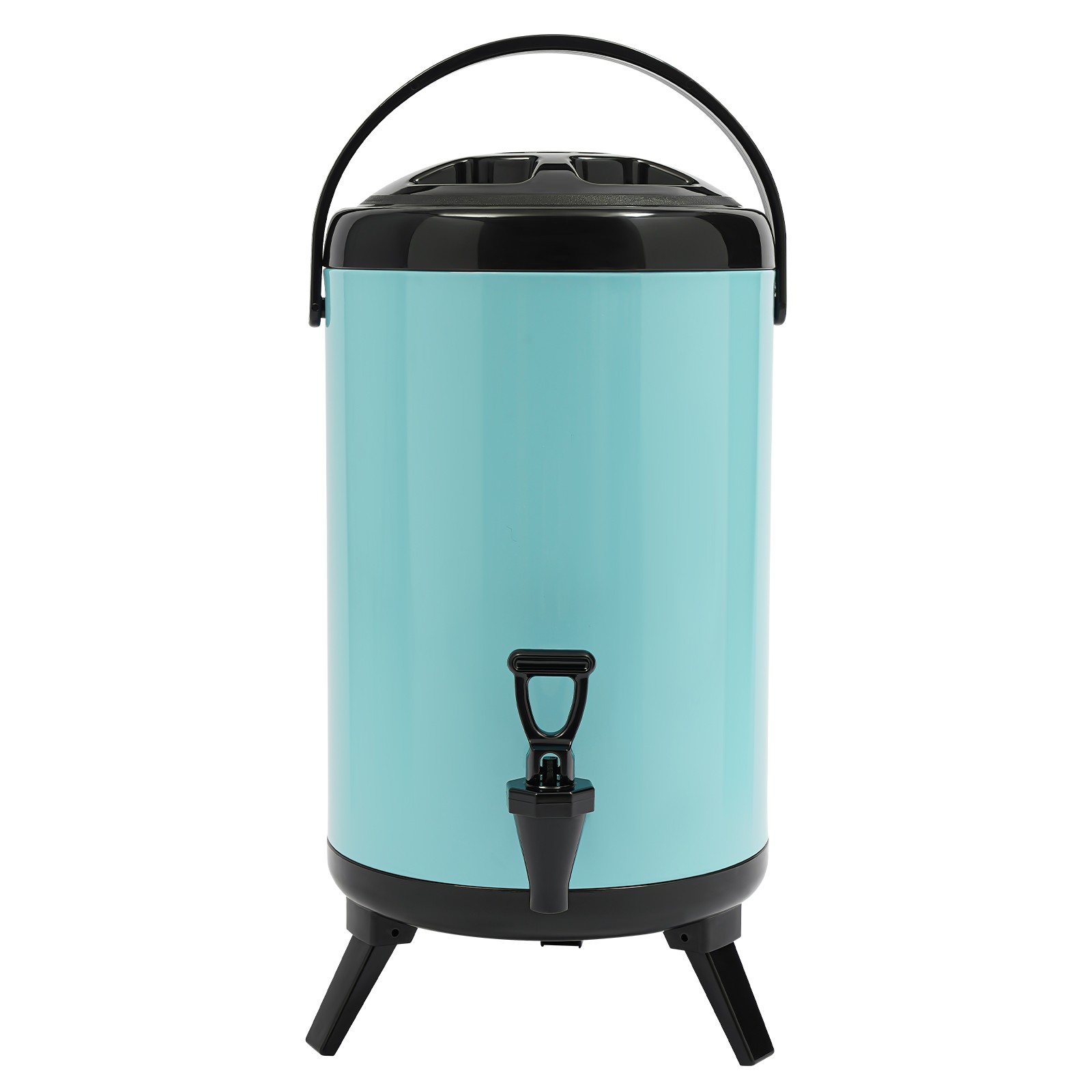 10L Stainless Steel Insulated Beverage Dispenser W/ Faucet for Hot Water Coffee