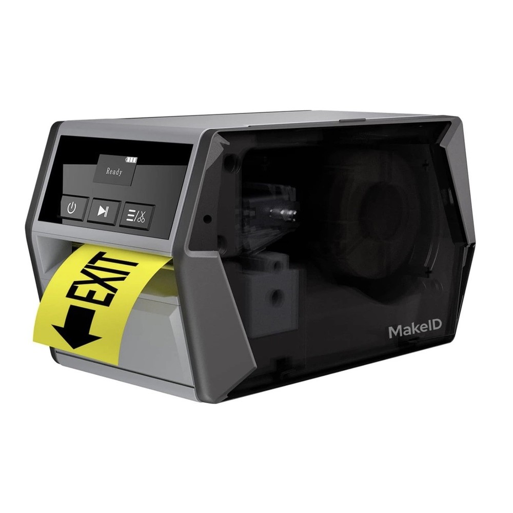 Makeid D50 Industrial Label Printer, Desktop Label Maker 2" Print Head, Mobil