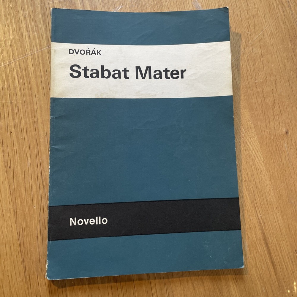 Dvorak Sabat Mater Vocal Score