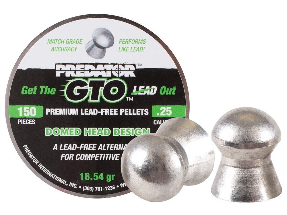 JSB Predator GTO .25 16.54gr 150 count