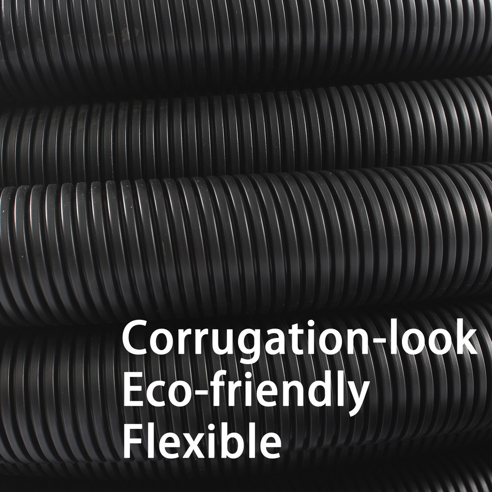 Split Wire Loom Cable Sleeve Tubing Core Harness Protector Corrugated Conduitt