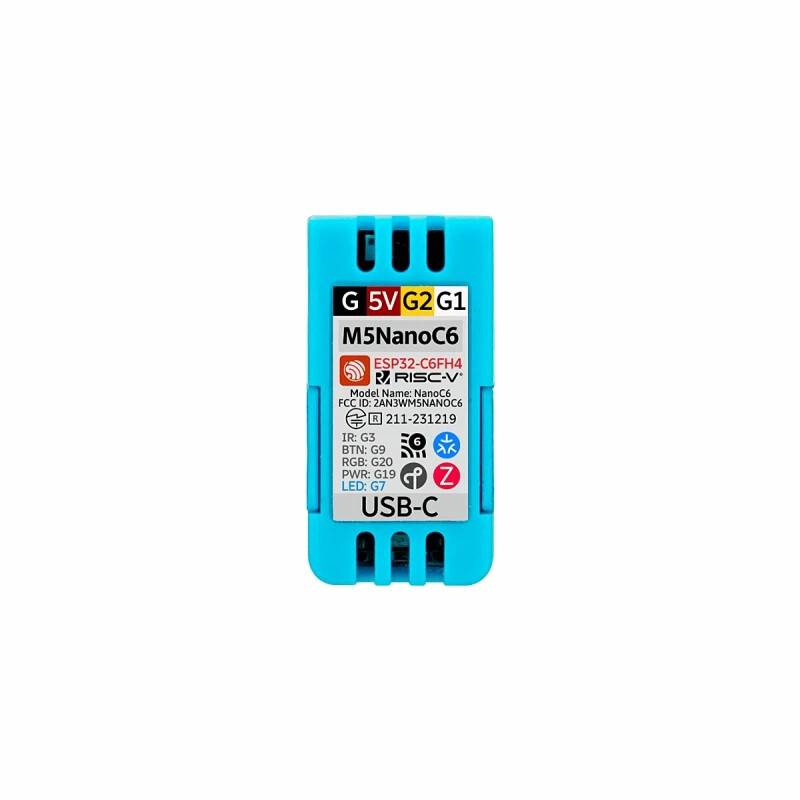 M5Stack Official NanoC6 Micro Low Power IoT IoT Development Board ESP32-C6FH4