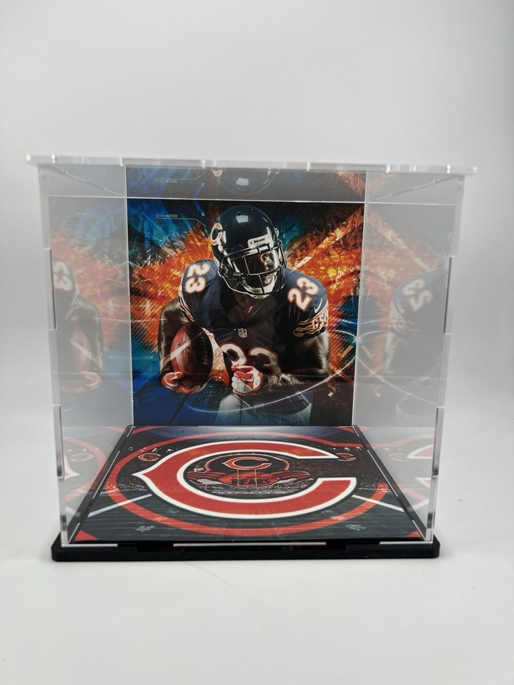 Devin Hester Custom Mini Helmet Display or Card Display - Bears