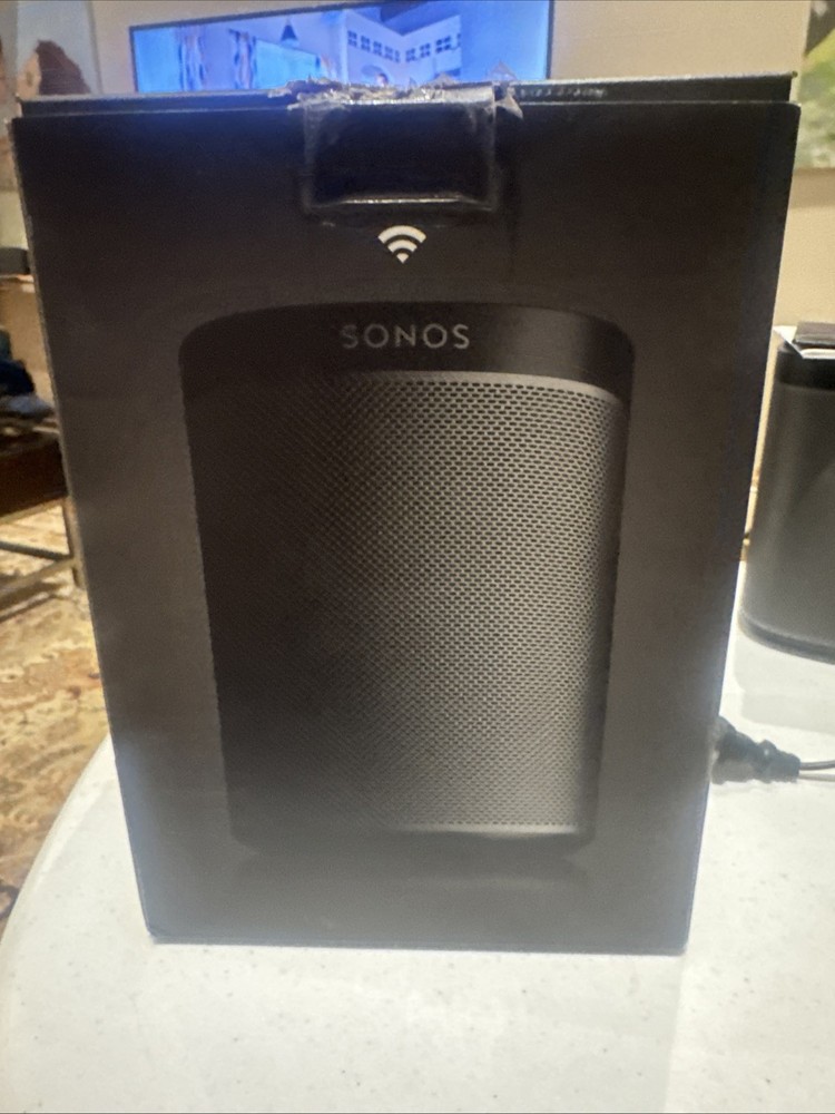 Sonos Play:1 Smart Speaker Black - Tested - Working Complete In Box EUC!