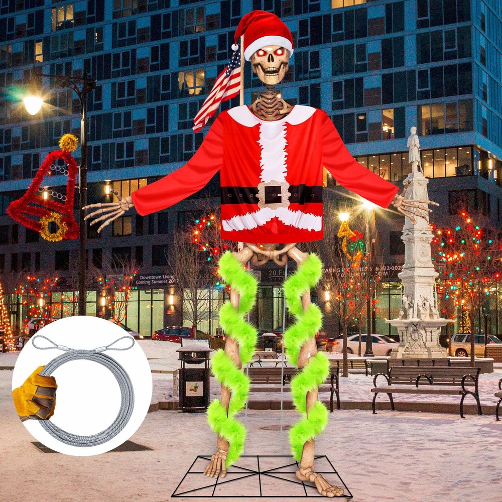 MorningRo 12 ft Skeleton Replacement Accessories - Coated Silver