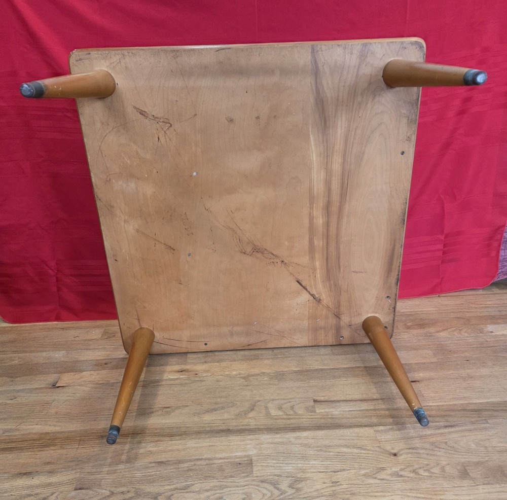 Mid century modern two-tier corner table table