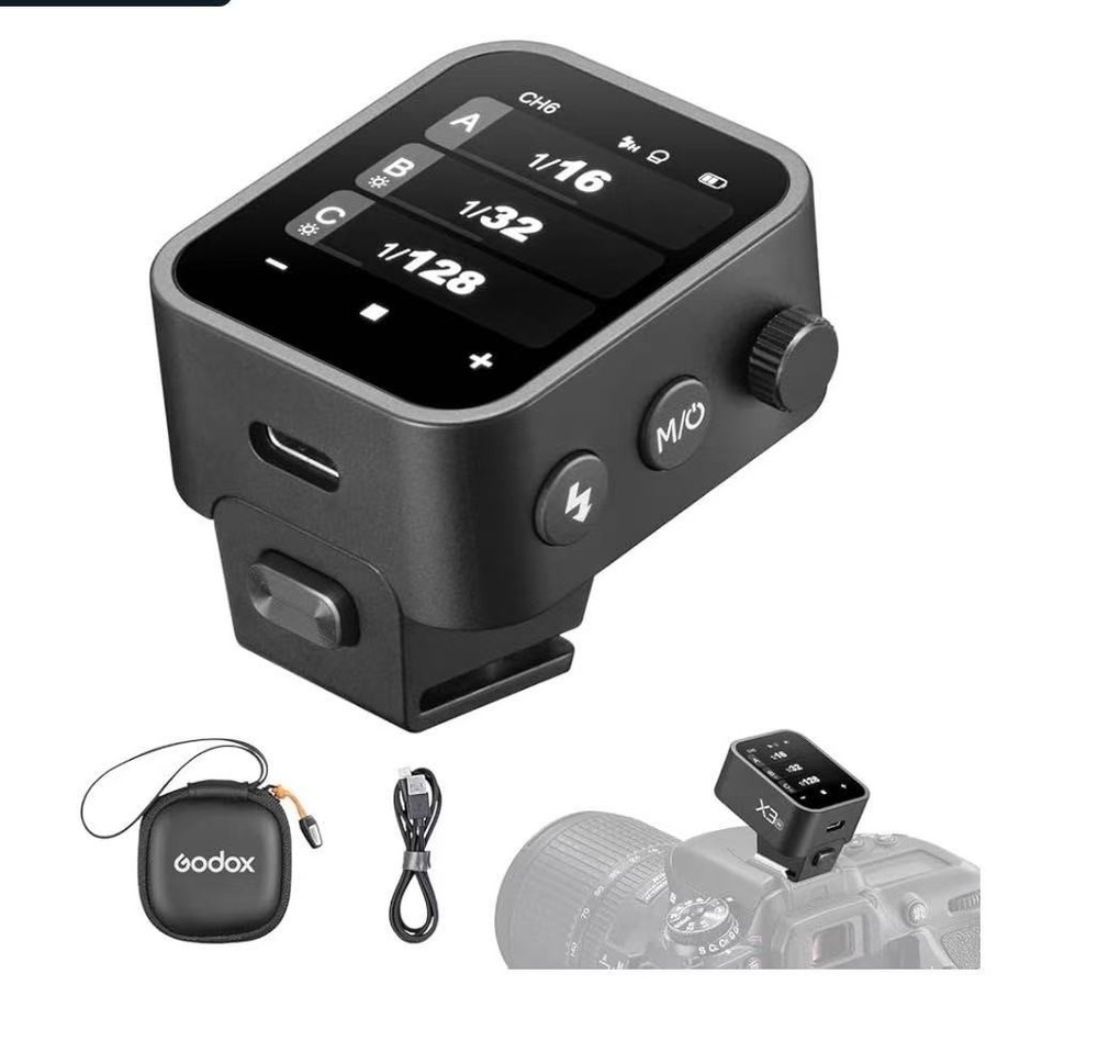 Godox X3N X3-N TTL Wireless Flash Trigger, 2.4G Wireless Touchscreen Flash Trans