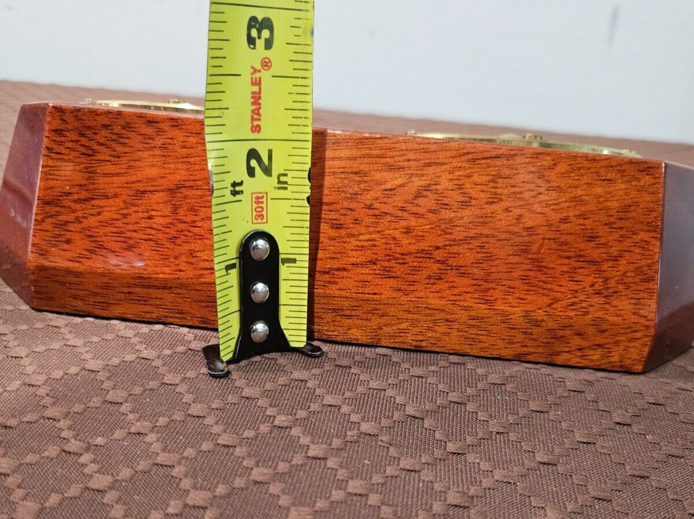 Neiman Marcus Desk Clock And Barometer AS-IS