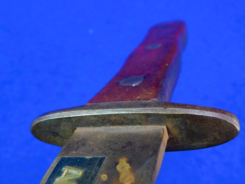 US WW2 Custom Made Handmade Theater Fighting Knife Dagger w/ Sheath