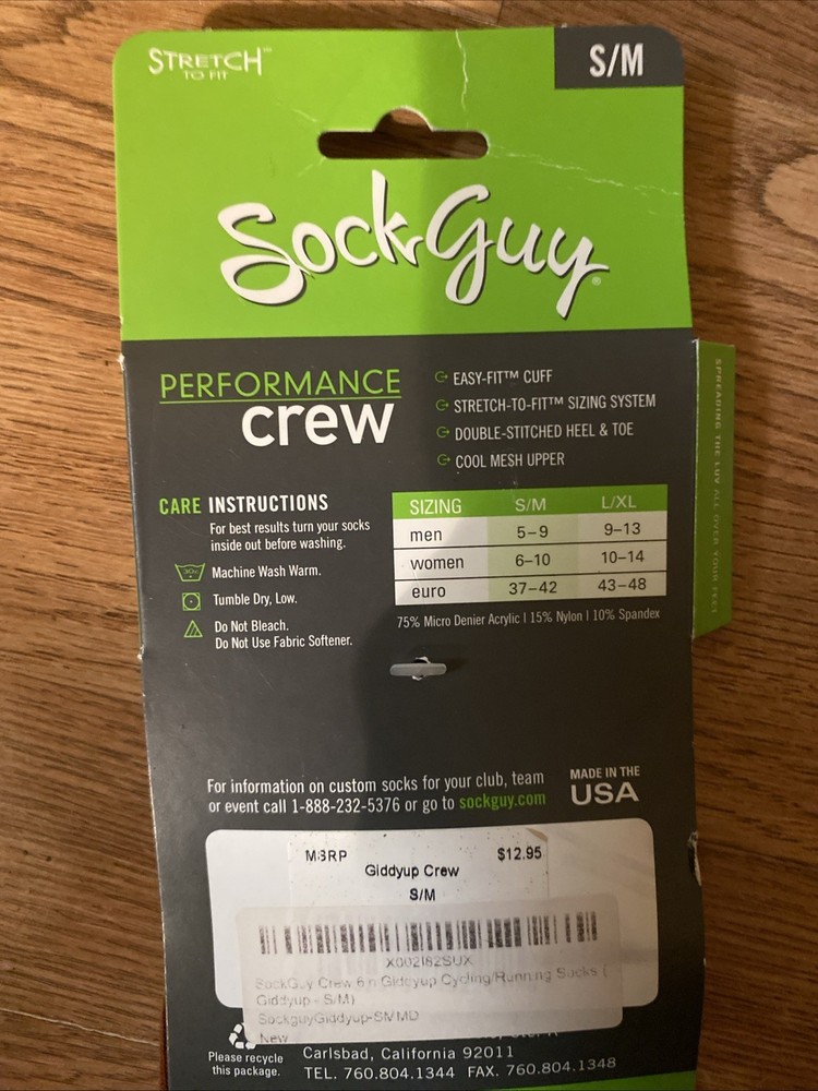 Sockguy 6" Socks (GiddyUp) (Dinosaur)