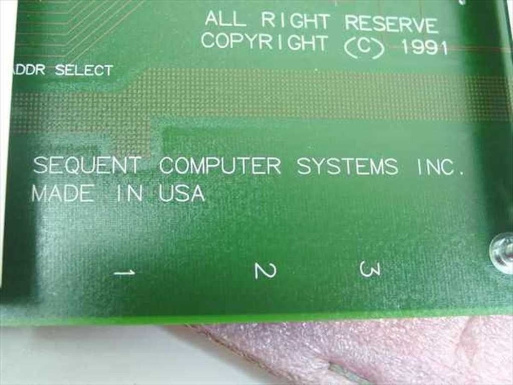 Sequent Computer Systems SCSI In/Out Board 1003-62615 A