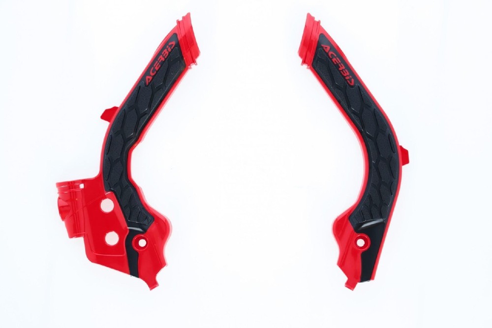 Acerbis X-Grip Frame Guards Red/Black #2688761018