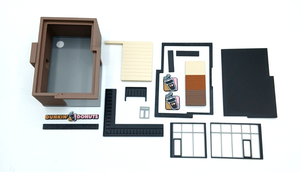 HO Scale Restaurant Kit - Dunkin Donuts