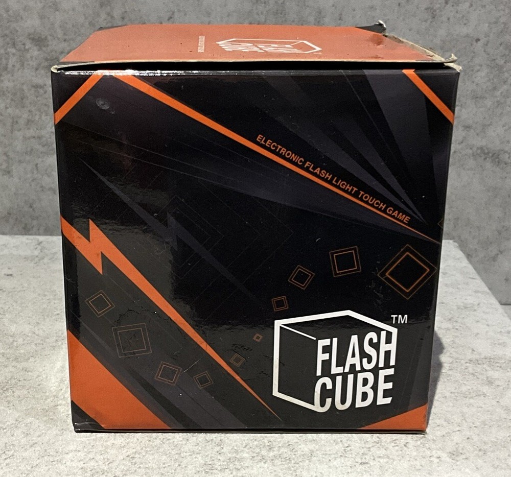 Flashing Cube Electronic Flash Light Touch Memory Brain Game STEM Toy